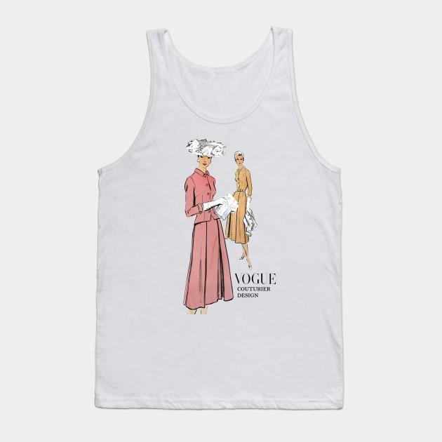 Couturier Design The 50s 1 Tank Top by HeritageScrap